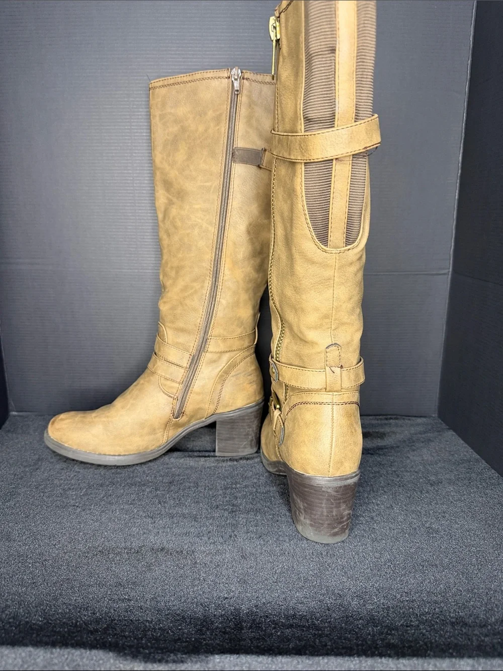 Cato Over-the-Knee Boots in Tan